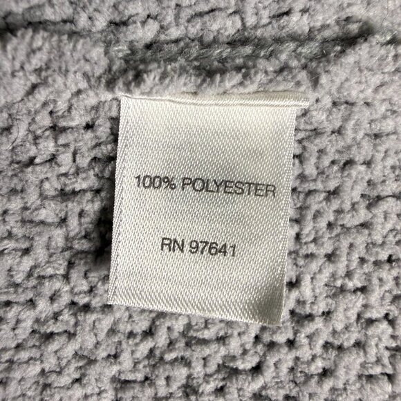 J. Jill Chenille Cable Knit Sweater, Sz Large, Light Gray, Casual Soft Pullover - Picture 10 of 12